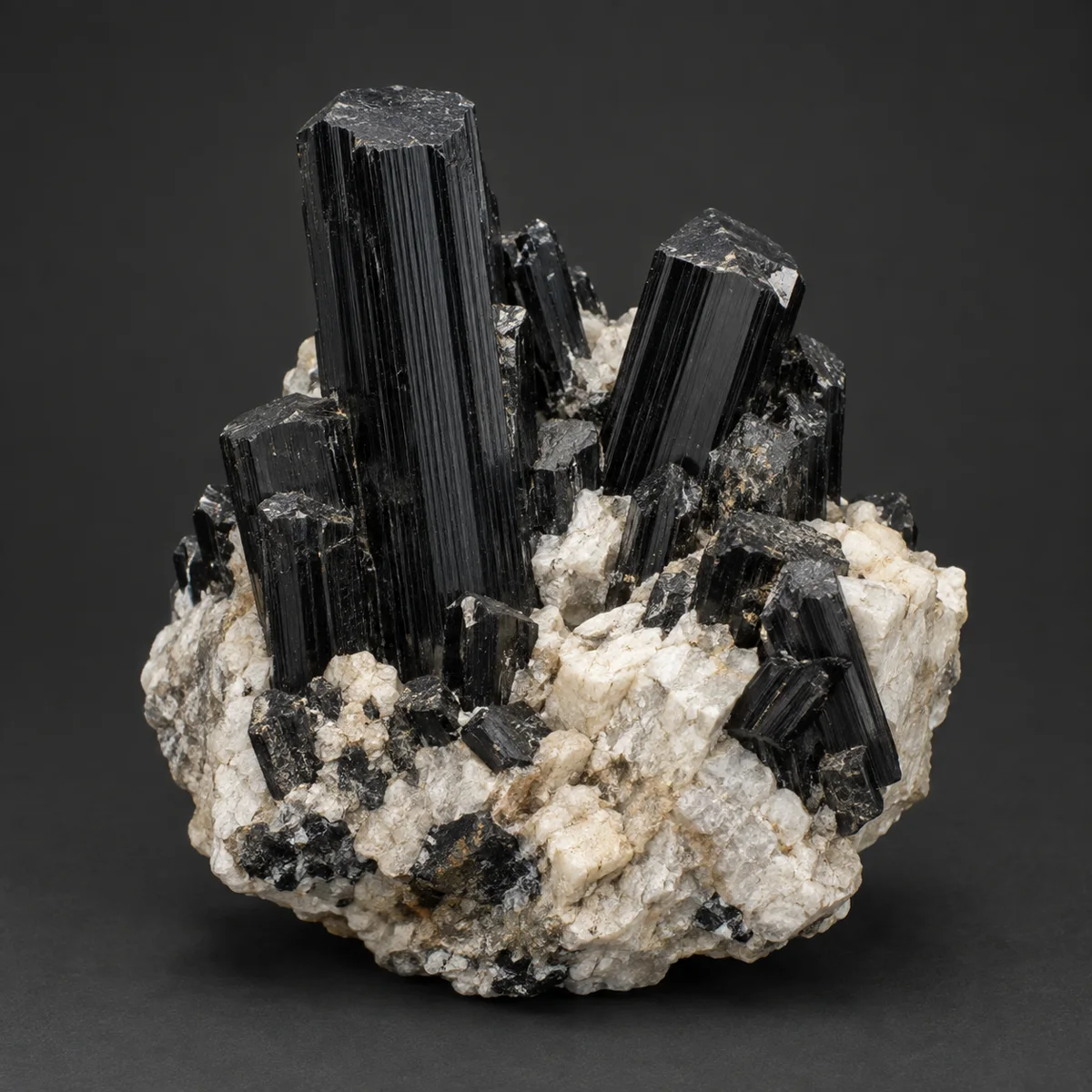 Editorial mineral illustration for Tourmaline